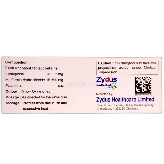 glimp m2 tablet 10's